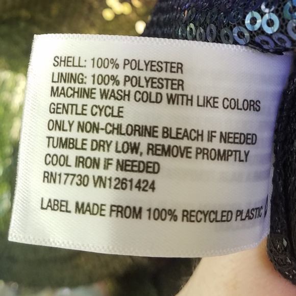 Mini Dark Rainbow Gradient Sequin Shift Dress NWOT - Picture 8 of 8